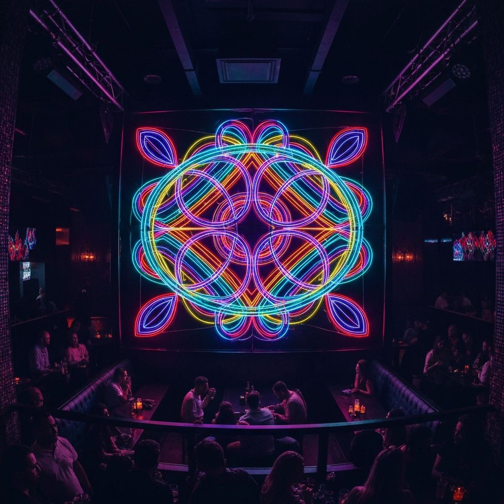 Nightclub Neon Installation