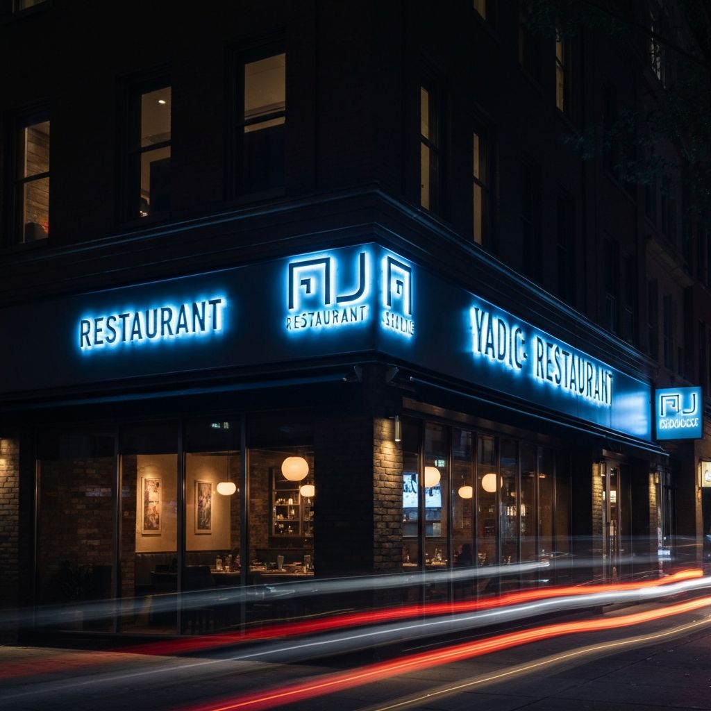 Downtown Restaurant Signage